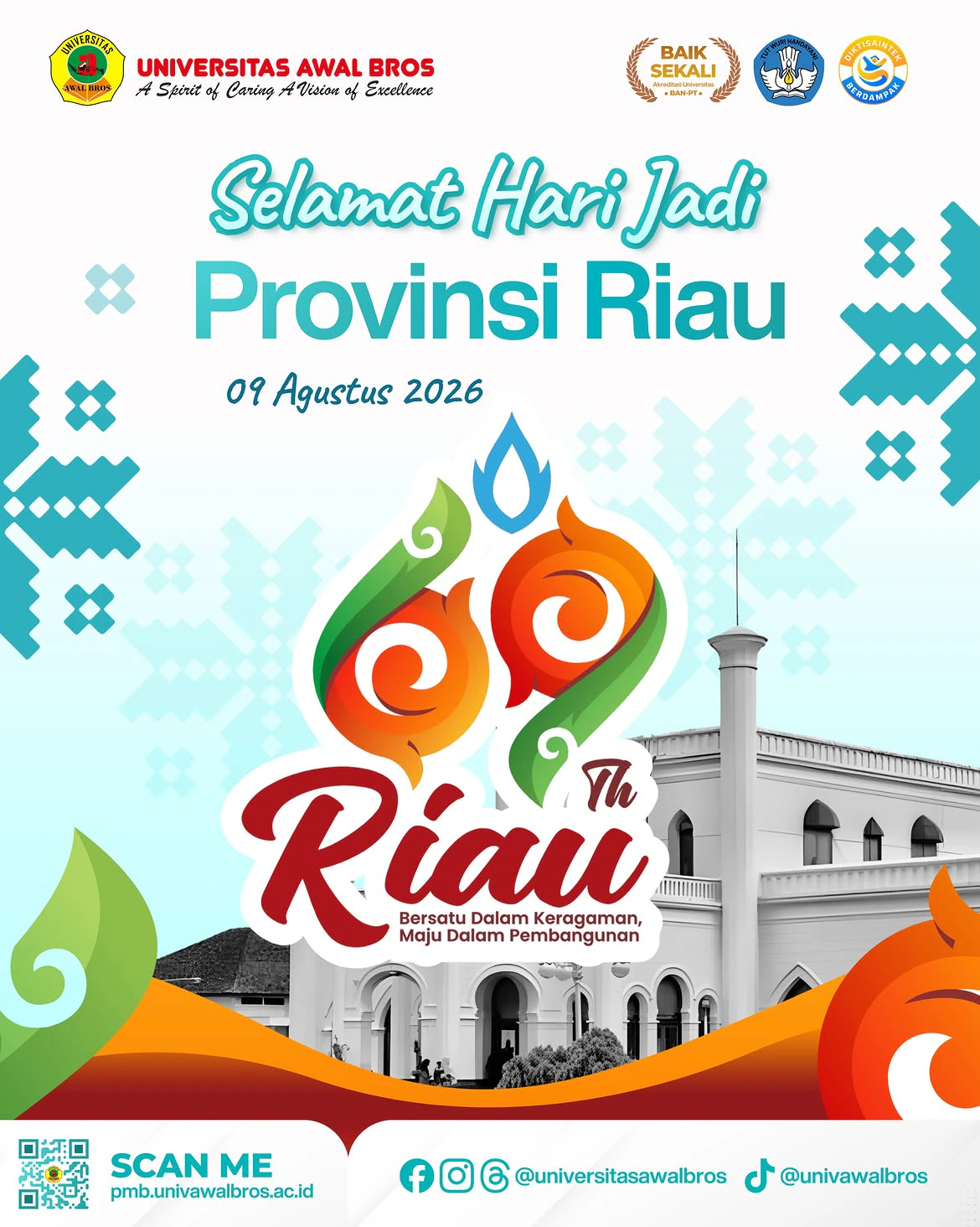 Tahniah Hari Jadi Provinsi Riau ke-69